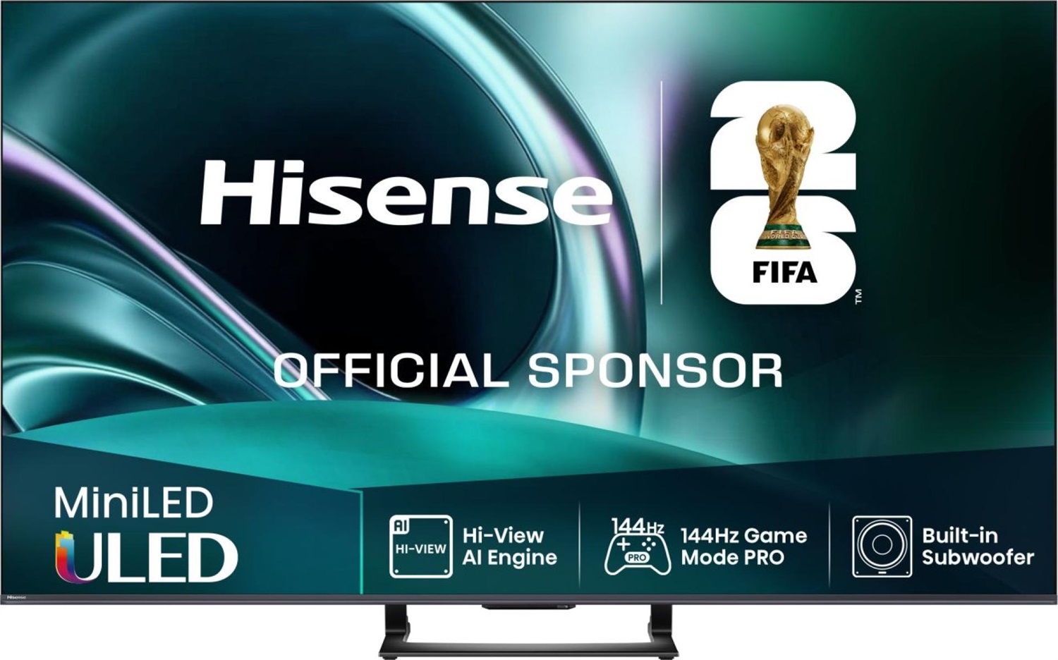 Hisense 55U7Q MiniLED Smart TV 55'' 4K Ultra HD con Wi-Fi, Dolby Atmos e HDR10