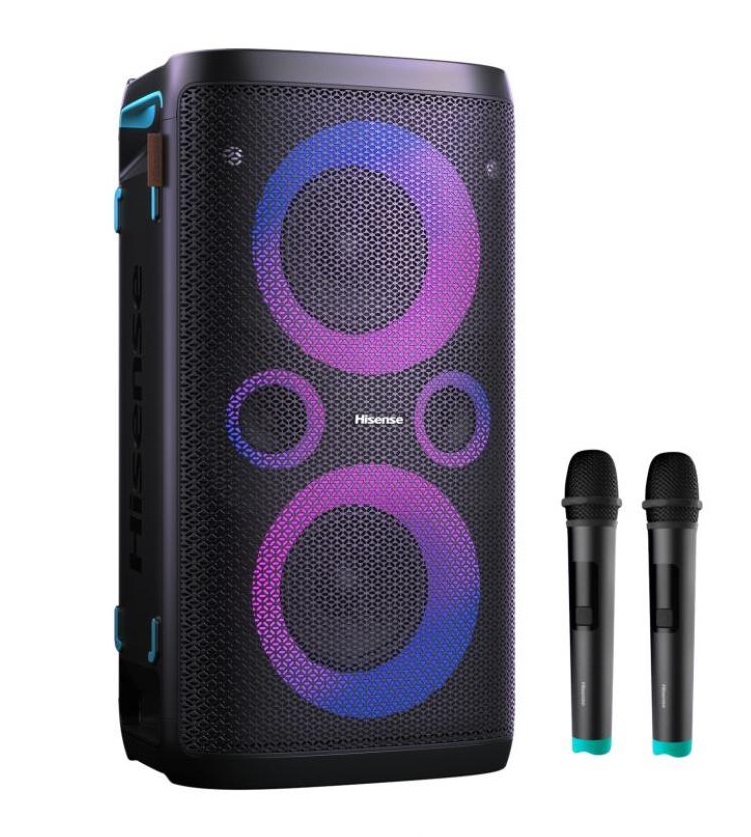 Hisense Partystorm Cassa Portatile Bluetooth 300W con Effetti Luce e Autonomia di 12 Ore