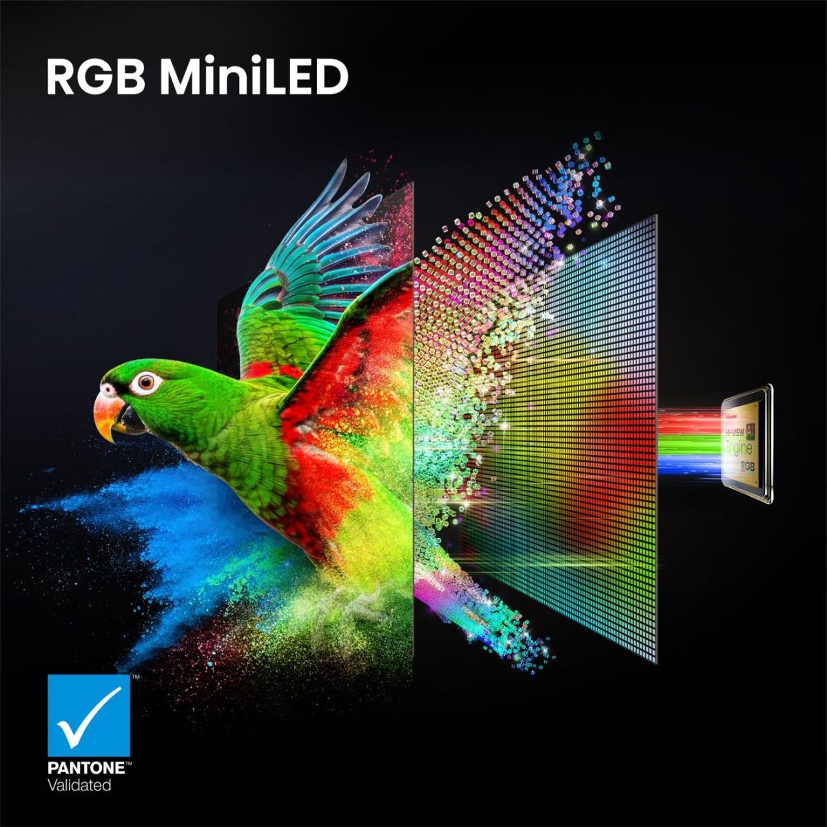 Hisense Smart TV 85UR9S RGB MiniLED 4K UHD 180Hz con Dolby Atmos e VIDAA OS