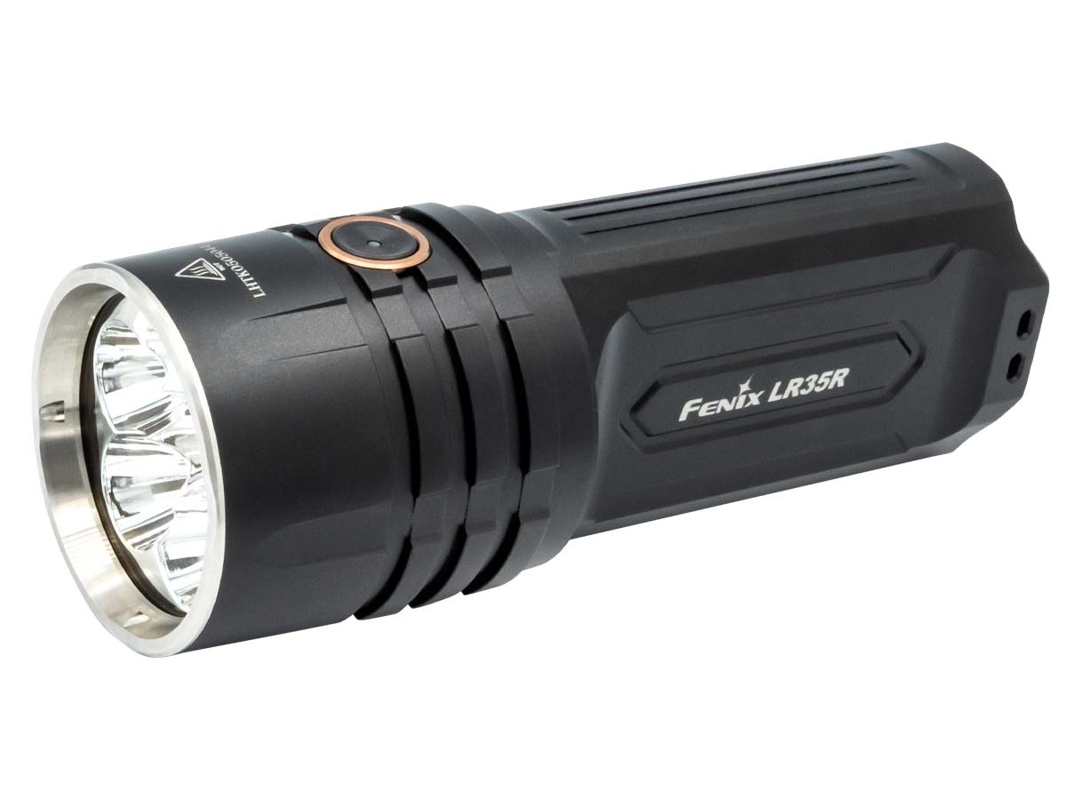 Fenix LR35R Torcia LED Ricaricabile 10.000 Lumen, Portata fino a 500 metri, 5 Modalità di Luce