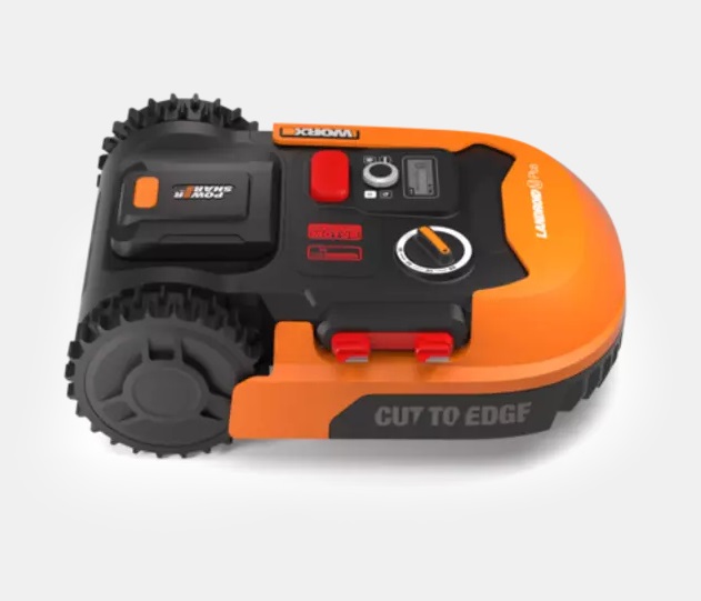 WORX WR165E Landroid M500 PLUS - Robot Tagliaerba Batteria 20V, Superficie Fino a 500m², Wi-Fi, Bluetooth, Taglio Mulching