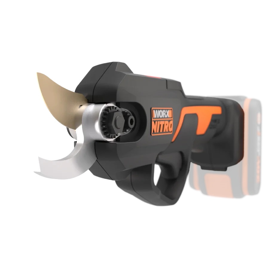 Worx Nitro WG330E.9 - Forbice elettrica da potatura 20V, peso 700g, senza batteria e caricabatterie