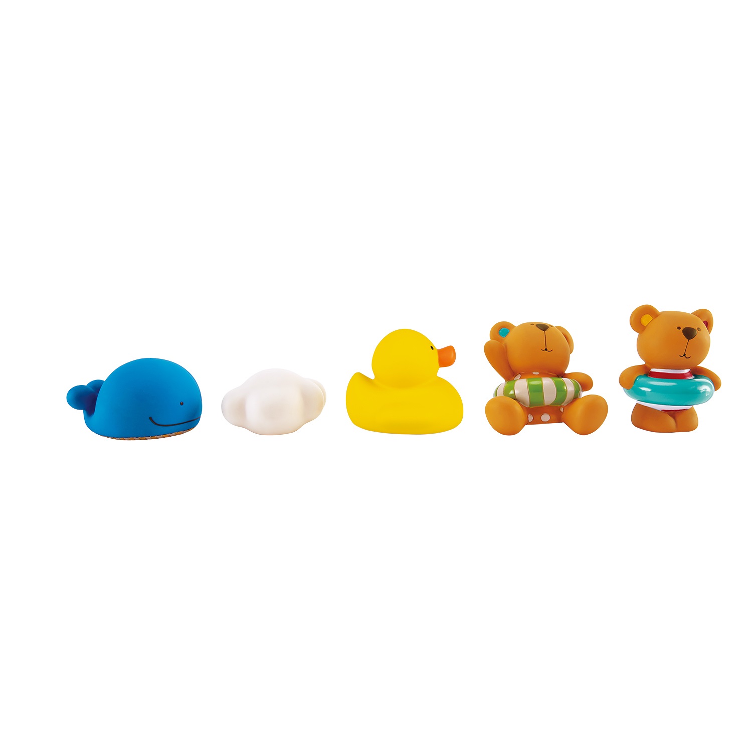 Hape Giochi da Bagno Teddy e Amici - Spruzzatori d'Acqua per Bambini 0 Mesi
