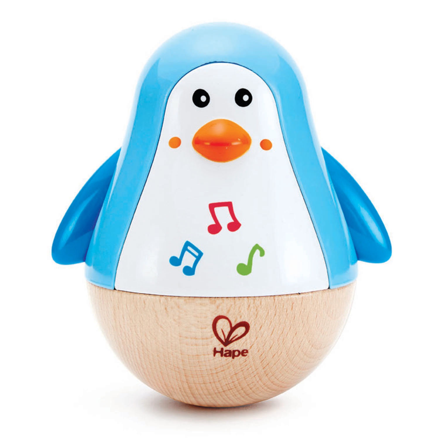 Hape Pinguino Musicale Oscillante - Giocattolo Interattivo per la Prima Infanzia con Suoni Rilassanti e Movimenti Armoniosi