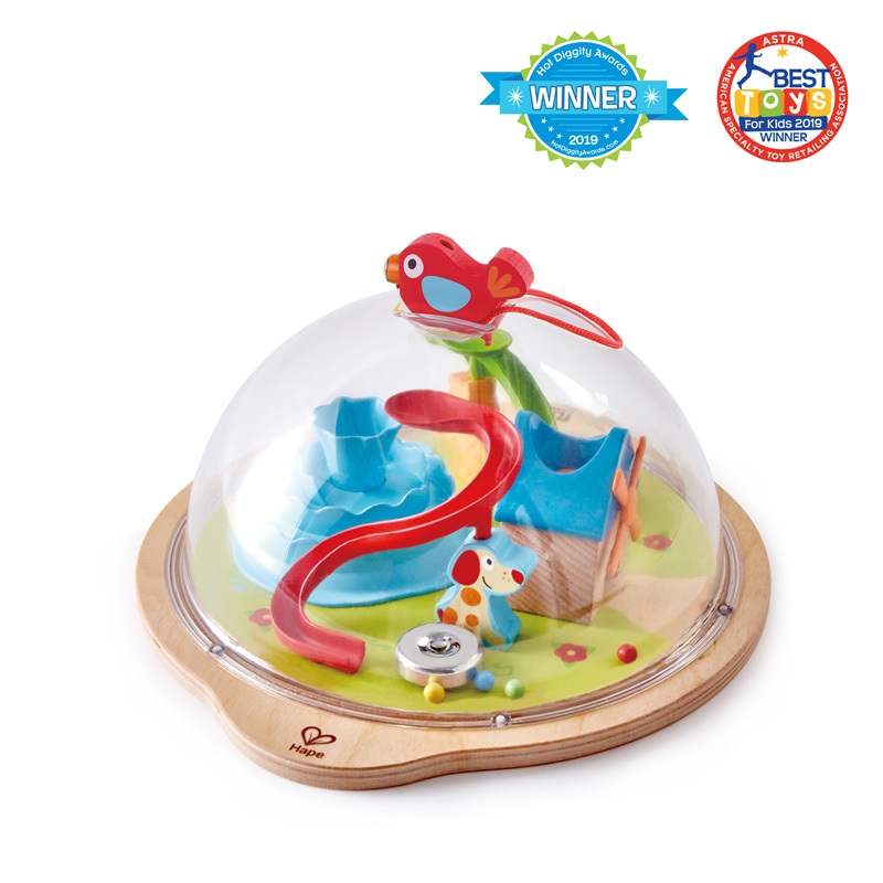 Hape Cupola dell'Avventura della Valle del Sole E0458 - Giocattolo per lo Sviluppo delle Abilità Motorie con Palline Magnetiche