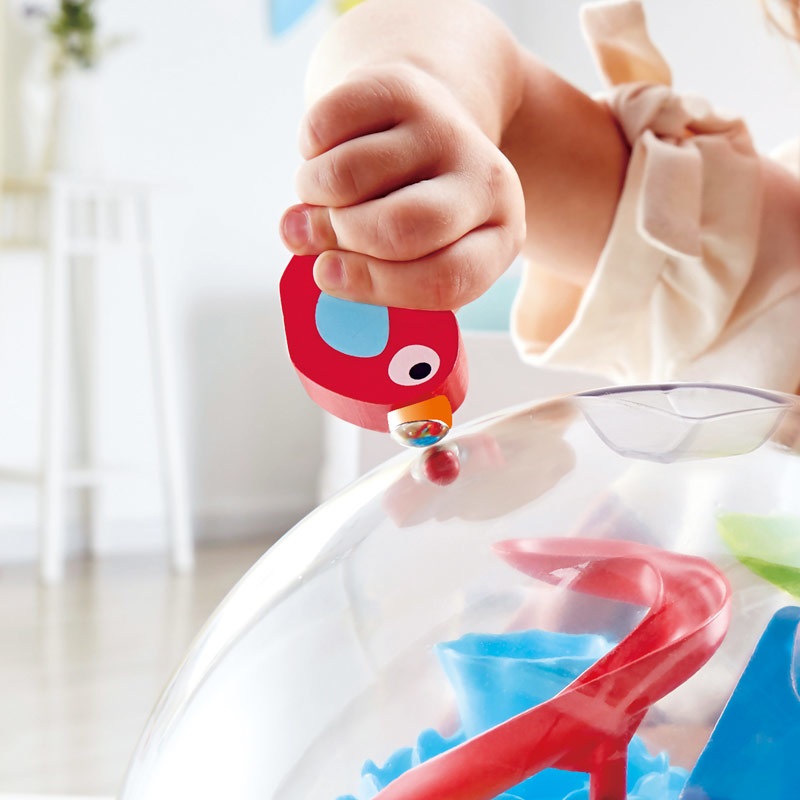 Hape Cupola dell'Avventura della Valle del Sole E0458 - Giocattolo per lo Sviluppo delle Abilità Motorie con Palline Magnetiche
