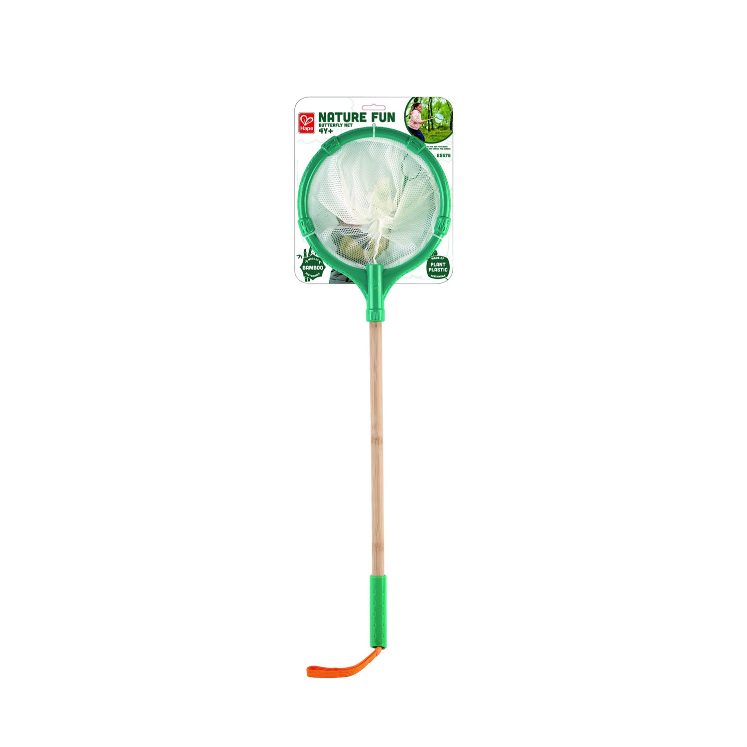 Hape Nature Fun - Retino da Esploratore Multiuso in Bambù e Bioplastica per Bambini dai 4 Anni