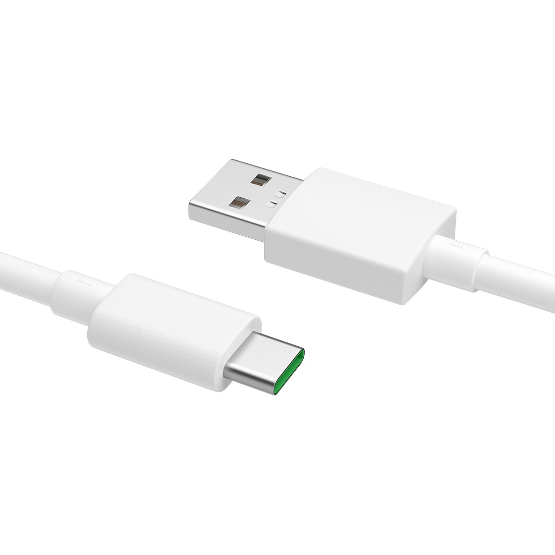 OPPO Cavo USB Type-C Originale 1m Bianco - Ricarica Rapida VOOC, Compatibile con Smartphone Oppo