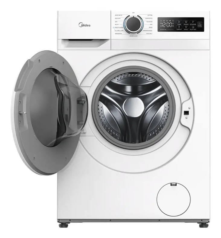 Midea MF110W90BA10 Lavatrice Frontale 9 kg, 1400 giri, 15 Programmi, Turbo Wash