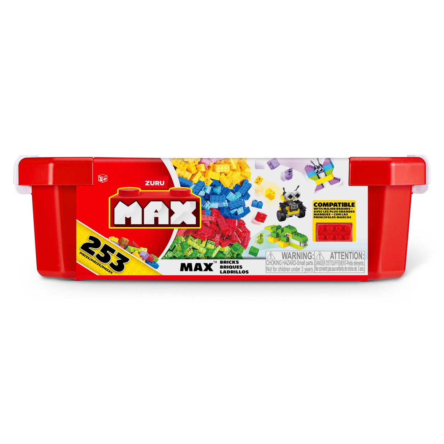 MAX Build Set di Costruzioni 253 Pezzi - Mattoncini Premium per Creatività Illimitata