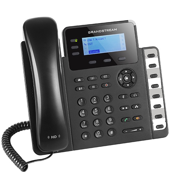 Grandstream GXP1630 Telefono IP Nero e Grigio - 3 Linee LCD con Garanzia di 3 Anni