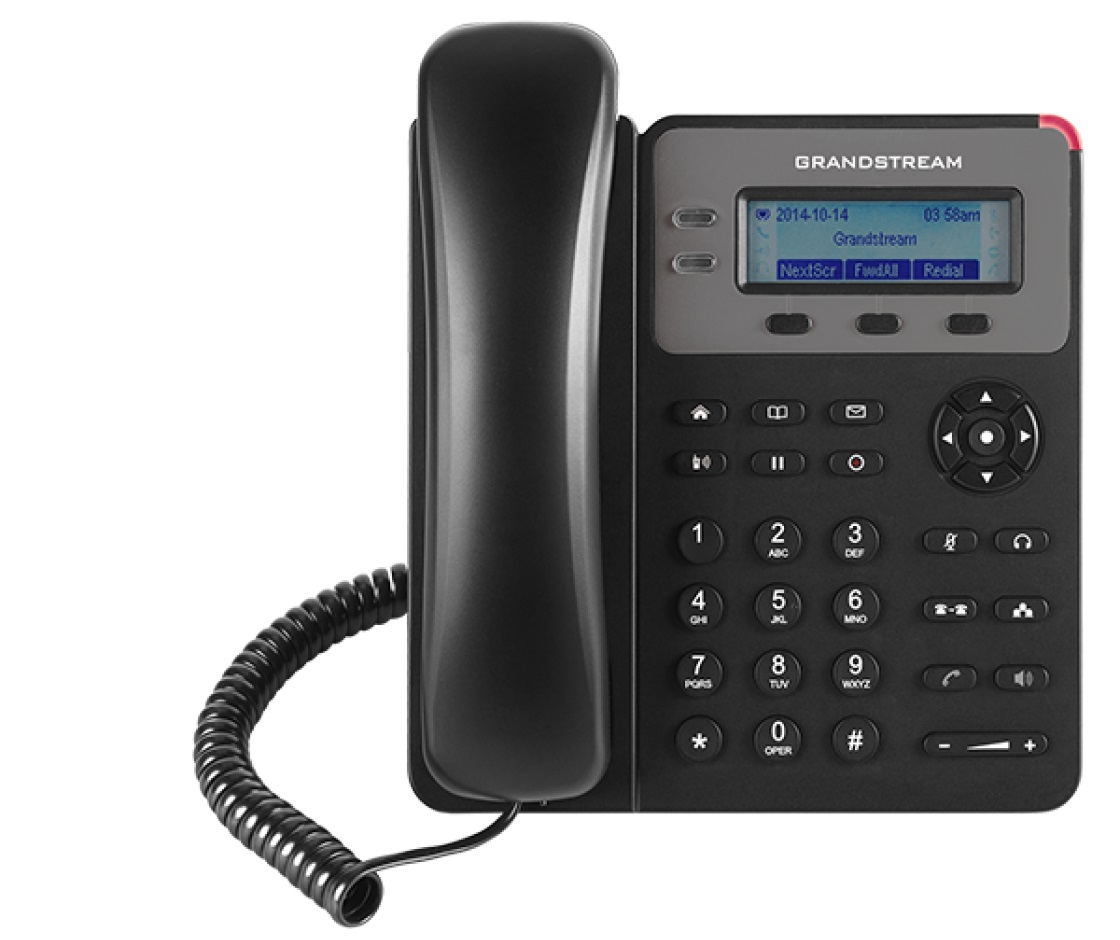 Grandstream GXP-1615 Telefono IP Nero e Grigio con 1 Account SIP e Power Over Ethernet