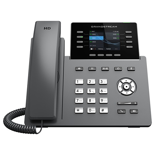 Grandstream GRP2624 Telefono IP HD con 8 Linee, 4 Account SIP e Bluetooth Integrato