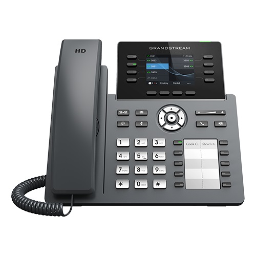 Grandstream GRP2634 Telefono IP con Bluetooth, Vivavoce HD e Wi-Fi, 8 Linee