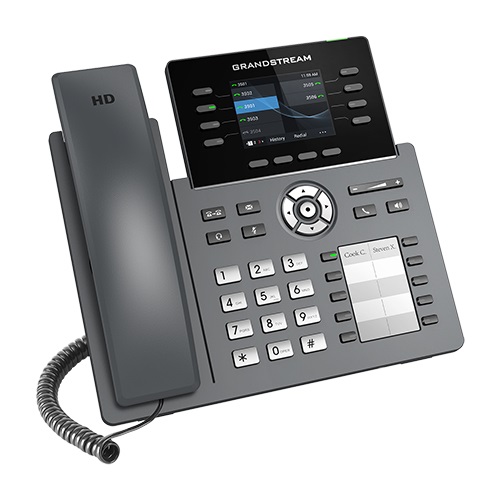 Grandstream GRP2634 Telefono IP con Bluetooth, Vivavoce HD e Wi-Fi, 8 Linee