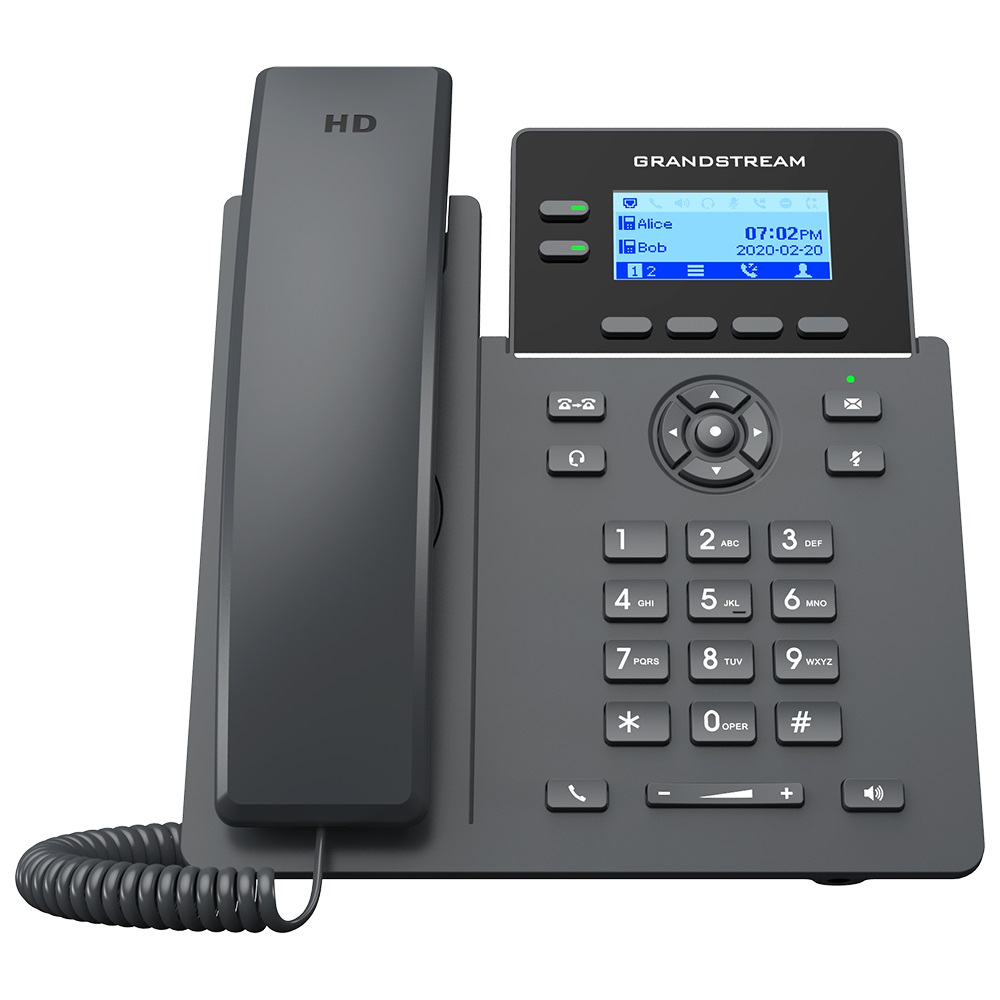 Grandstream Networks GRP2602G Telefono IP 2 Linee LCD Wi-Fi con Supporto 4 Account SIP