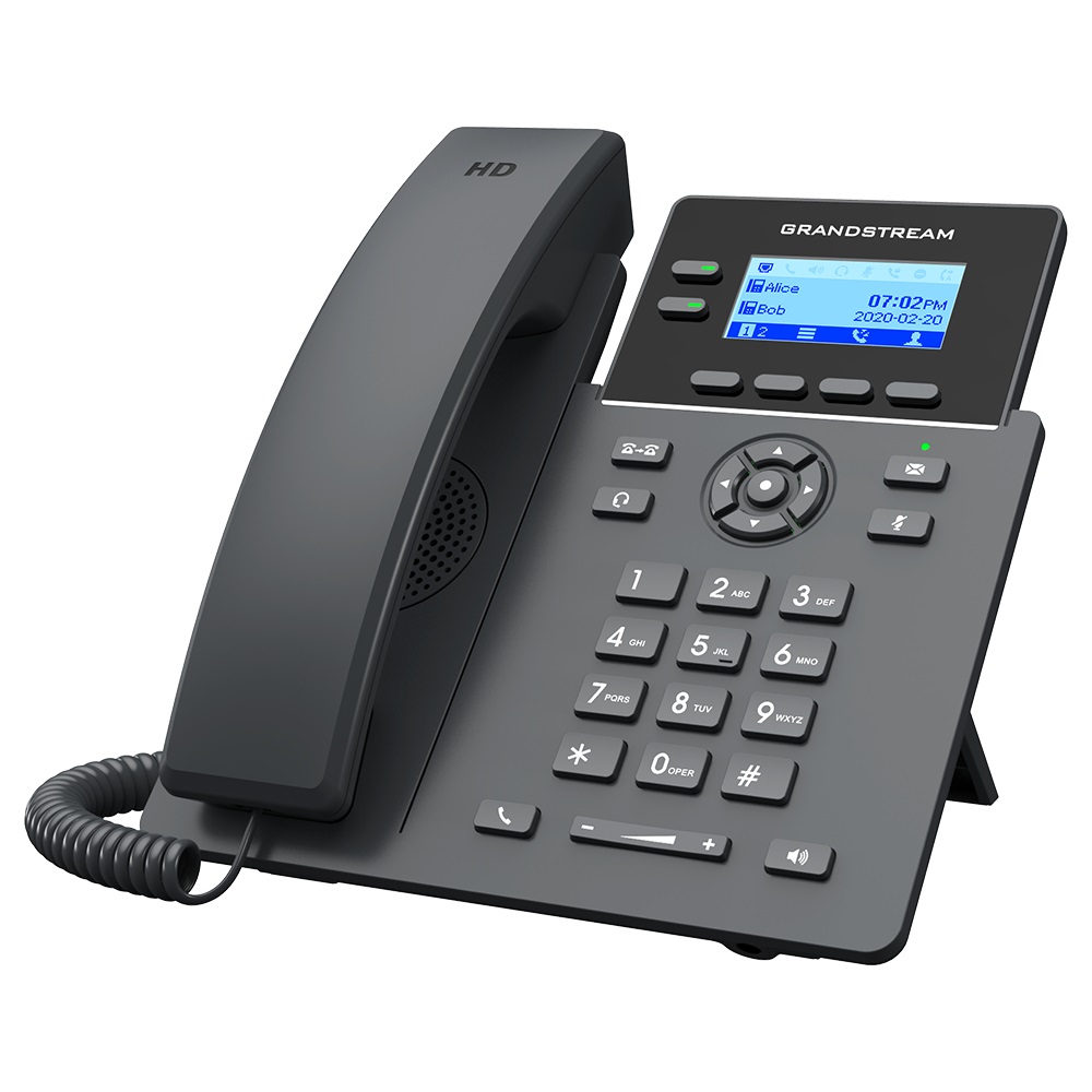 Grandstream Networks GRP2602G Telefono IP 2 Linee LCD Wi-Fi con Supporto 4 Account SIP