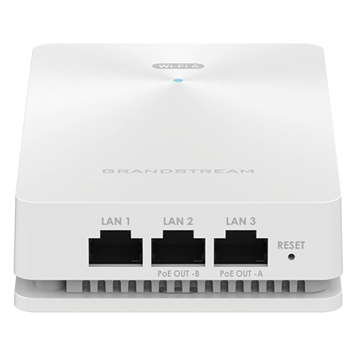 Grandstream GWN7661 Punto Accesso WLAN 1201 Mbit/s Bianco, Dual Band 2.4/5 GHz, 4 Porte Gigabit, Supporto PoE, Fino a 500 Dispositivi