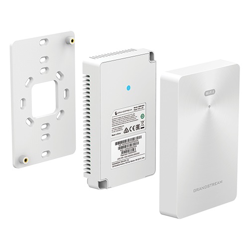 Grandstream GWN7661 Punto Accesso WLAN 1201 Mbit/s Bianco, Dual Band 2.4/5 GHz, 4 Porte Gigabit, Supporto PoE, Fino a 500 Dispositivi