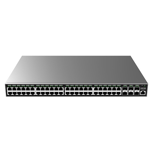 Grandstream Networks GWN7806P Switch di Rete Gestito L2 Gigabit Ethernet (10/100/1000) con Supporto Power over Ethernet (PoE) Grigio, 48 Porte GbE RJ45, Potenza Totale 360 W