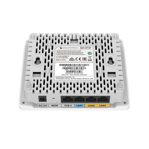 Grandstream GWN7603 Punto Accesso WLAN 867 Mbit/s Bianco, 2.4 GHz e 5 GHz, Supporto Power over Ethernet (PoE), Sicurezza WEP/WPA/WPA2