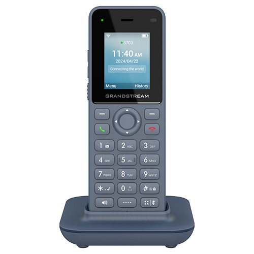 Grandstream WP816 Telefono IP Wireless Dual-Band con 2 Linee, Bluetooth, 1500mAh, 6 Ore di Conversazione