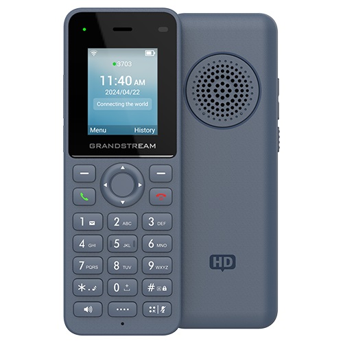 Grandstream WP816 Telefono IP Wireless Dual-Band con 2 Linee, Bluetooth, 1500mAh, 6 Ore di Conversazione