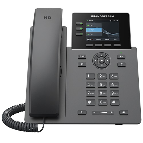 Grandstream GRP2611G Telefono IP con 3 linee, 4 account SIP, schermo 2,8