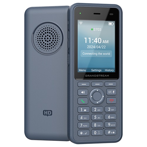 Grandstream WP836 Telefono IP Wi-Fi 6 Dual-Band con 3 Linee, 3 Account SIP e Design Vocale HD
