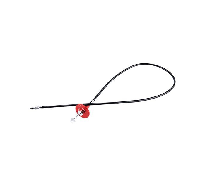 JJC TCR-70R Cavo di Scatto Remoto 0,7 m con Blocco Meccanico per Fotocamere Fujifilm, Leica, Canon, Nikon, Sony (Nero, Rosso)