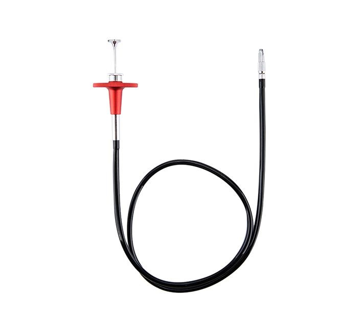 JJC TCR-70R Cavo di Scatto Remoto 0,7 m con Blocco Meccanico per Fotocamere Fujifilm, Leica, Canon, Nikon, Sony (Nero, Rosso)