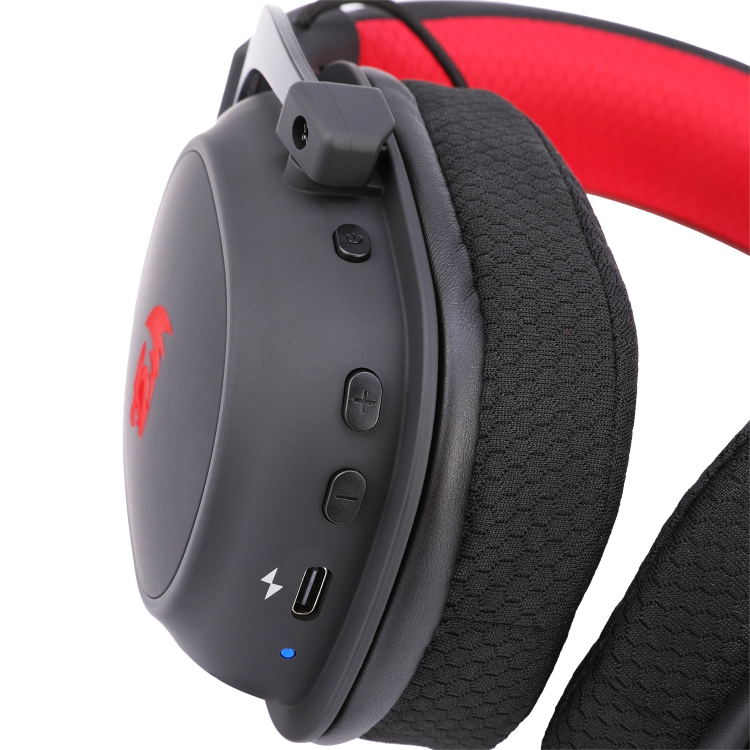 Redragon H510-PRO Zeus Pro 7.1 - Cuffie wireless da gioco con suono surround, driver da 53 mm e design ergonomico