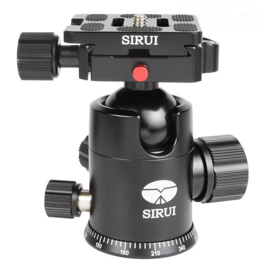 Sirui G-20KX Testa a sfera in Alluminio Nero - Capacità di carico 20 kg, Altezza 98 mm, Peso 360 g
