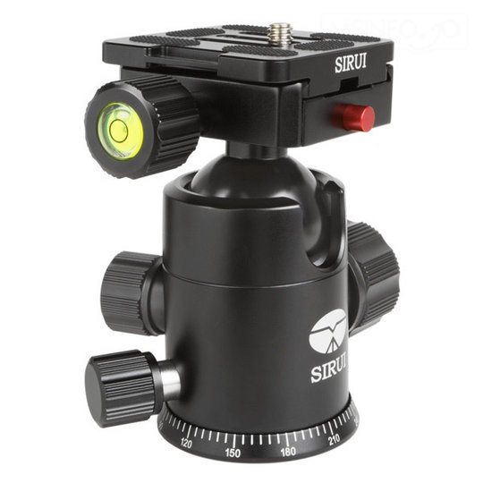 Sirui G-20KX Testa a sfera in Alluminio Nero - Capacità di carico 20 kg, Altezza 98 mm, Peso 360 g