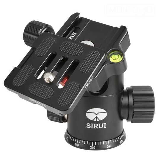 Sirui G-20KX Testa a sfera in Alluminio Nero - Capacità di carico 20 kg, Altezza 98 mm, Peso 360 g