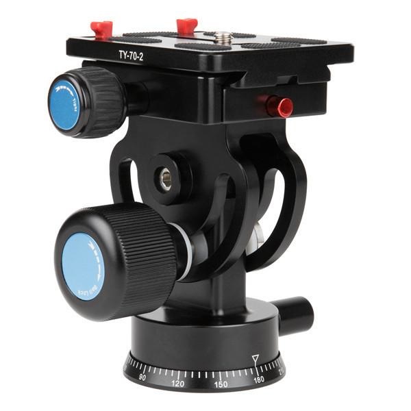 Sirui L-20S - Testa panoramica in alluminio Nero con piastra di ricambio, custodia e portata fino a 25 kg