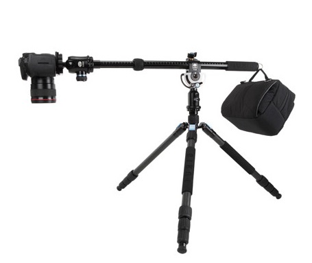 Sirui HA-77 Braccio Telescopico in Alluminio Nero - 77 cm, Viti 1/4 e 3/8, Portata fino a 5 kg