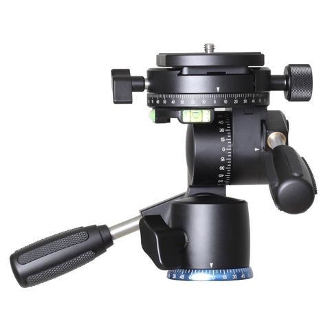Sirui FD-01 Testa per Treppiede Professionale in Alluminio a Quattro Vie - 770 g, 120 mm, Serraggio a 360°