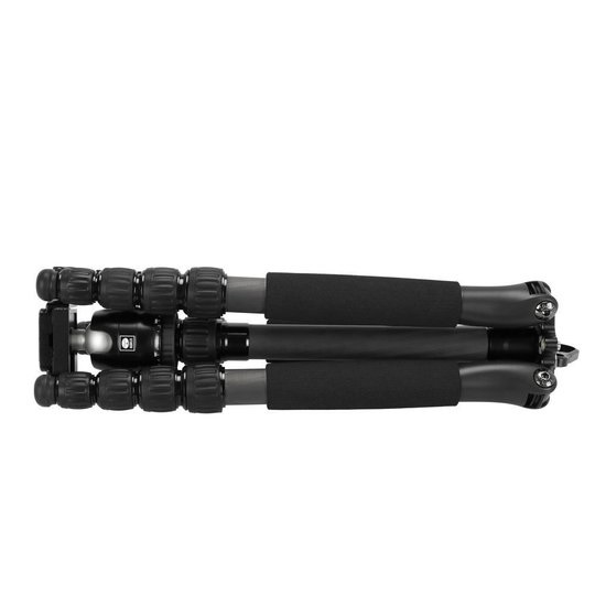 Sirui T-025SK Treppiede in Carbonio UltraLight con Testa a Sfera B-00K - Altezza 128 cm, Peso 0,98 kg, Carico 5 kg