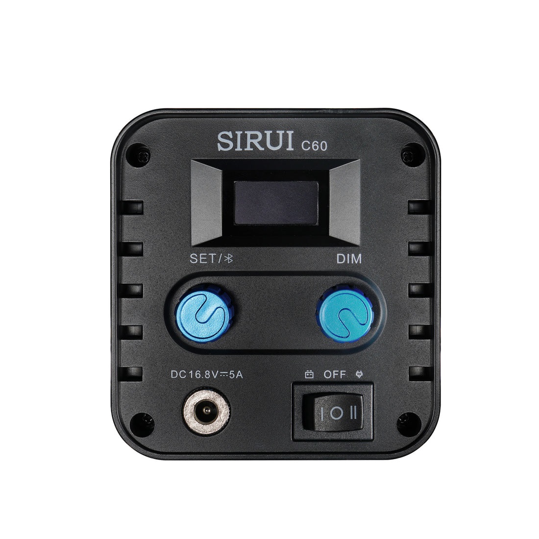 Sirui C60 60 W Illuminatore LED Monocolore 5600K con CRI 96, TLCI 98, 13000 Lux, Supporto Bowens e Controllo tramite App