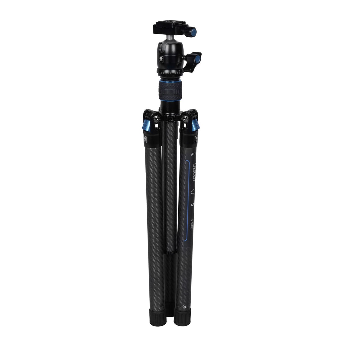 SIRUI Treppiede Carbonio Traveler X-I 152cm Leggero da Viaggio con Testa a Sfera B-00K a 360° per Fotocamere DSLR e Videocamere, Carico Massimo 10kg