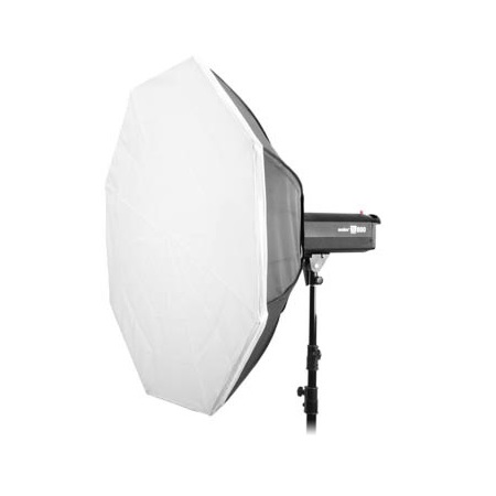 Godox Octa Softbox 120cm - Grigio, Attacco Bowens, Illuminazione Morbida e Diffusa