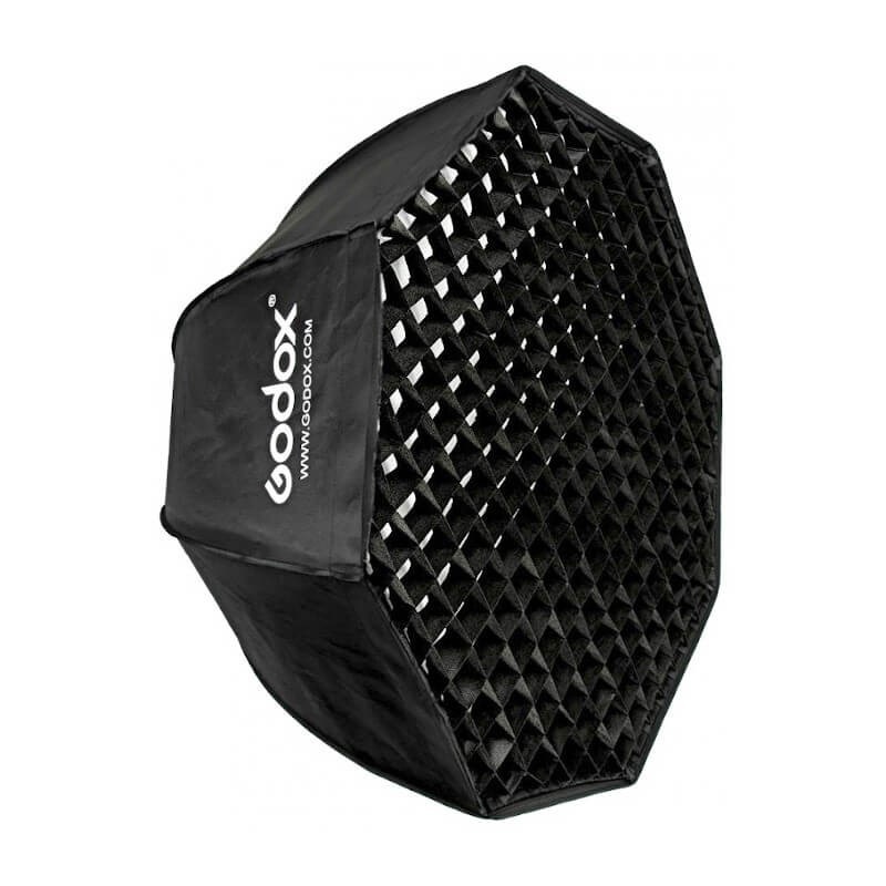 Godox SB-FW95 Softbox Ottagonale 95cm con Griglia a Nido d'Ape e Attacco Bowens