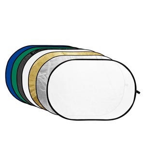 Godox Pannello Riflettente 7-in-1 150x200 cm con Superfici Oro, Argento, Nero, Bianco, Traslucido, Blu e Verde