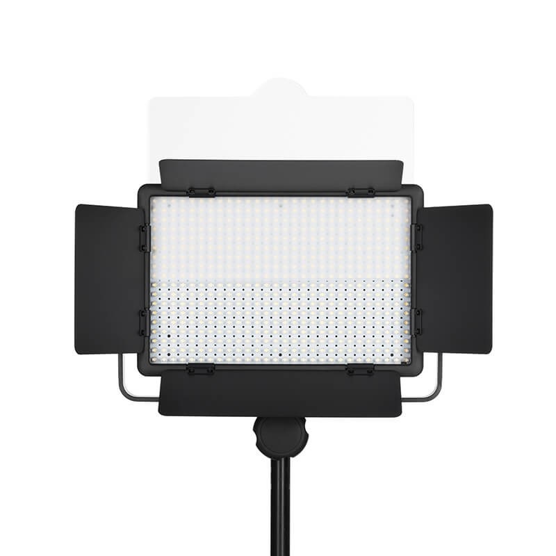 Godox LED 500C Pannello LED Bi-Color Dimmerabile 3300K-5600K con Alette e Staffa di Montaggio