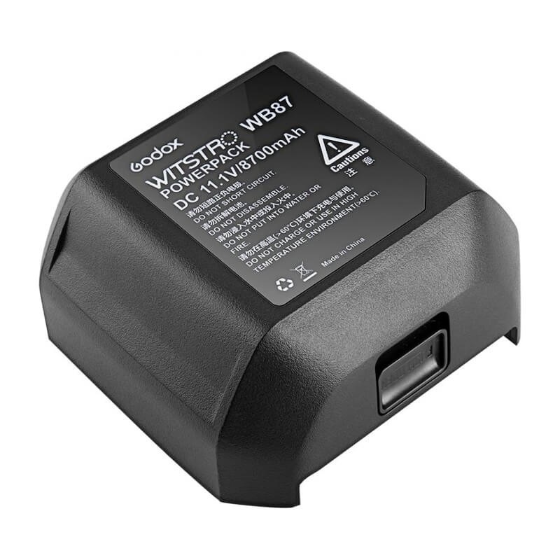 Godox WB87 Batteria Ricaricabile 600W per Flash AD600, AD600B, AD600BM e Atlas600