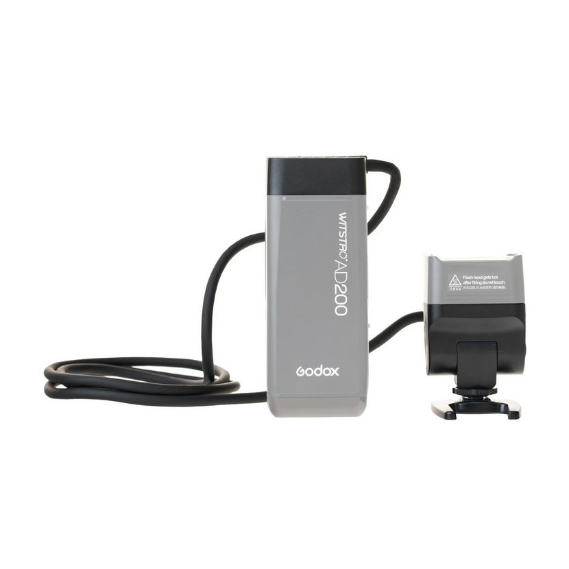 Godox EC200 Kit - Testa Flash Remota per PocketFlash AD200 con Cavo di Estensione da 2M