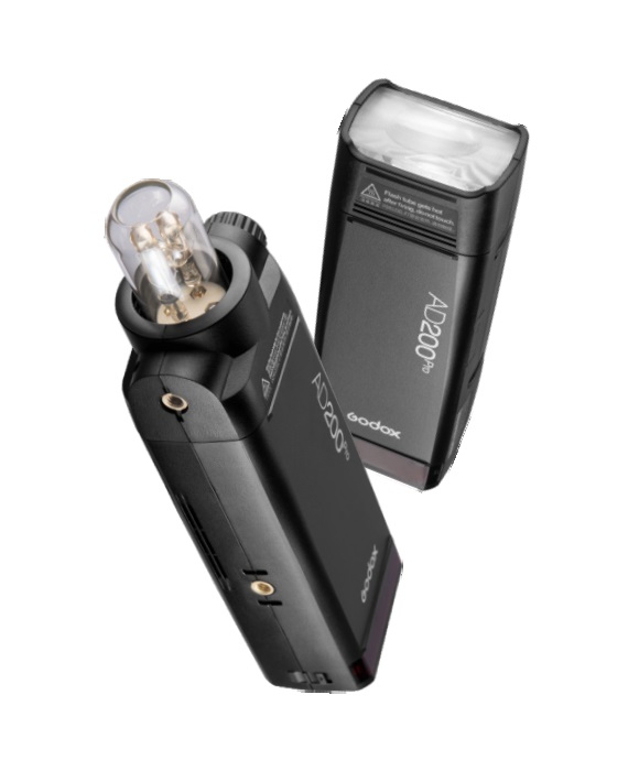 Godox AD200Pro Flash Portatile 200W TTL con Batteria Litio - Nero