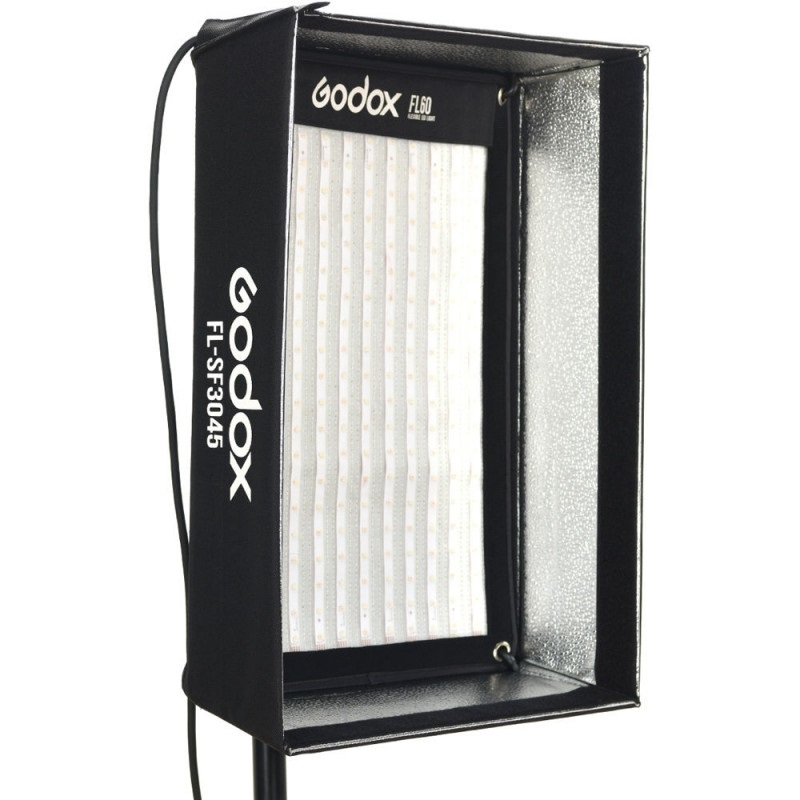 Godox FL-SF3045 Softbox 30x45cm con Griglia, Diffusore e Borsa per LED Flessibile FL60