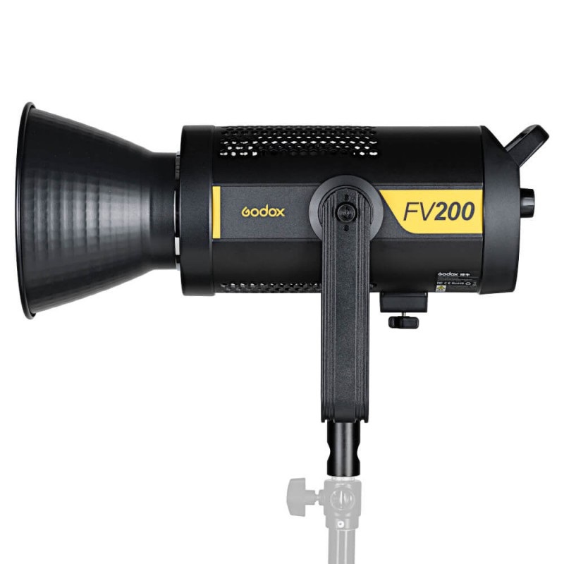 Godox FV200 Flash LED 200W - Luce Continua e Flash ad Alta Velocità HSS, 5600K, 12.000 Lux, Compatibile con Godox X System